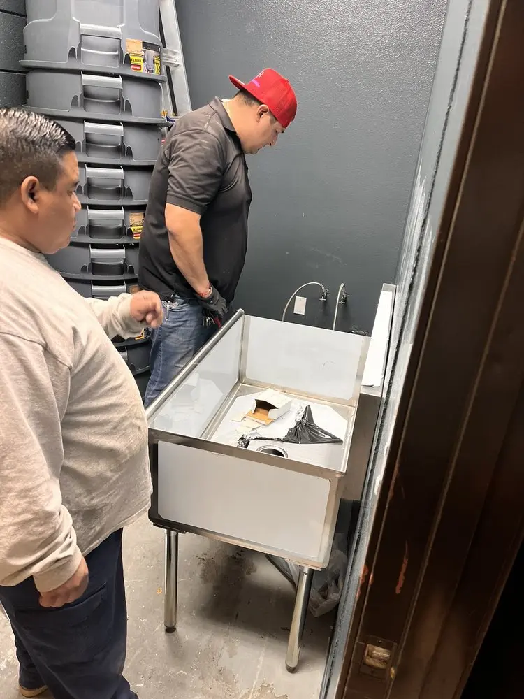 Commercial plumbing and sink installation in Century Oaks West